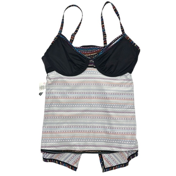 MiracleSuit Shimmer Links Love Knot Tankini Top Size 10 - Picture 5 of 16